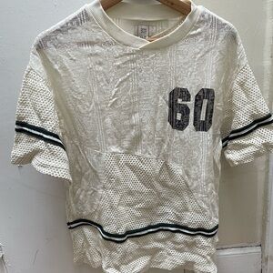 BDG Cream Textured Knit Top